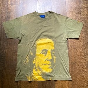 Staple ‘Benjamin Franklin’ Olive T-shirt